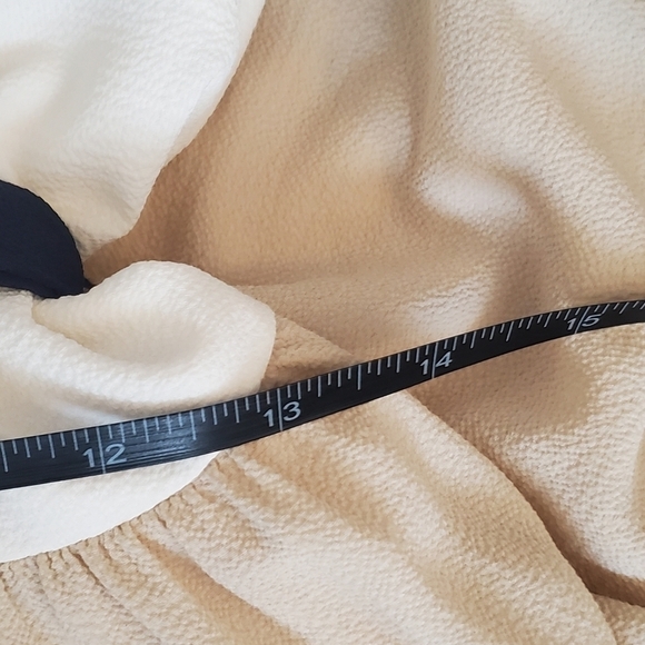 NWT Danny & Nicole Ruffle Sleeveless Colorblock  Fit and Flare Dress Size 4 - Picture 5 of 14